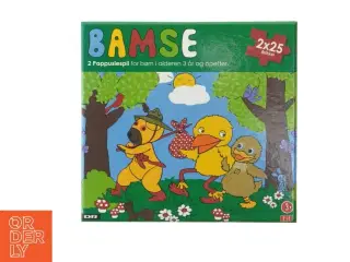 Bamse puslespil fra Krea (str. 2 x 25 brikker)