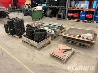 Dele og sliddele til knuser Rubble Master RM 100 - 7 paller