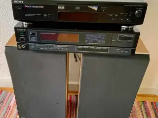 B&O højttaler S45-2 + CD afspiller SONY CPD-XE200 