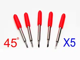 5 stk. knivpakke, Roland - Redsail Refleksfolie knive 50º, offset 0.75mm
