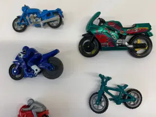 Motorcykel og cykel