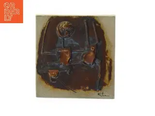 Keramisk relief (str. 16x15 cm)