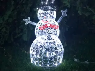 Akryl snemand 80 LED 