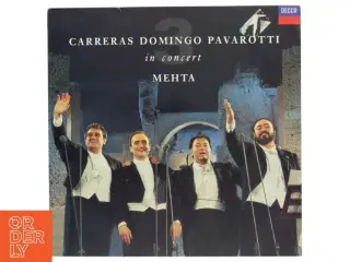 Carreras Domingo Pavarotti in Concert LP fra Decca