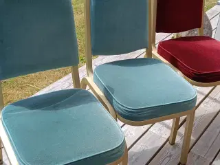 Spisestuestole polstrede sæder 3 stk 