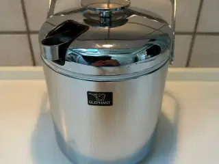 Elefant isspand i stål  RETRO