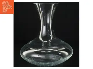 Glaskaraffel fra måske Holmegaard (str. 21 x 19 cm)