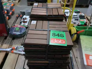 8 pk. / 8,08 m2 Gulvfliser i hårdtræ
