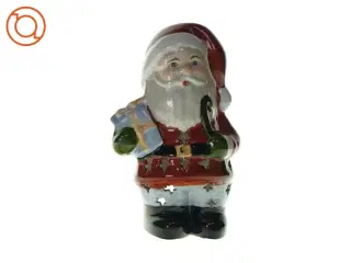 Dekorativ julemandsfigur med lys fra Ukendt (str. LB 25x9cm)