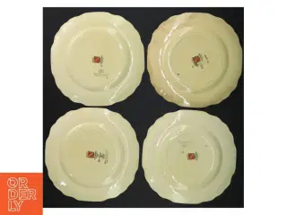 Dekorative porcelænstallerkner (str. Ø. 17 cm)