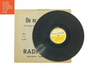 Polyphon78 grammofonplade fra Polyphon