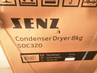 SENZ tørretumbler kondens 8 kg