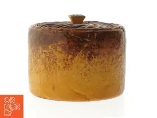 Antik fransk Pillivuyt Terrine Paté Keramisk beholder med låg (str. Ø 13 cm)