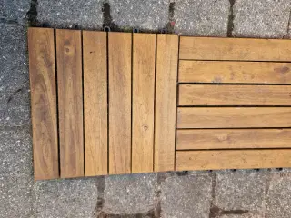 Træ fliser 