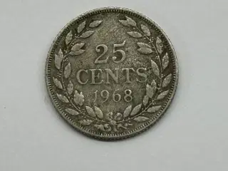 25 Cents 1968 Liberia