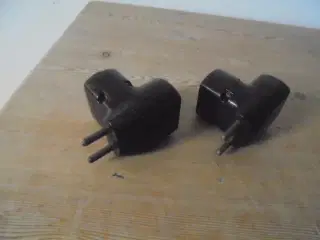 2 gamle dobbeltstik - Bakelit?  