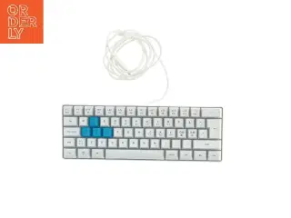 USB tastatur med blå taster fra EXE (str. 29x10 cm)