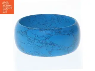Blåt vintage armbånd (str. 6 x 3 cm)