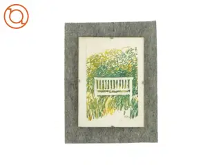 Billedet i glasramme (str. LB: 17,5 x 13 cm)