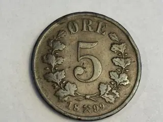 5 Øre 1899 Norge