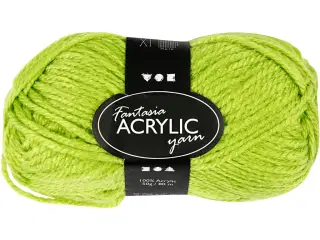 Fantasia Polyacrylgarn, L: 80 M, lys grøn, 50g/ 1 ngl.