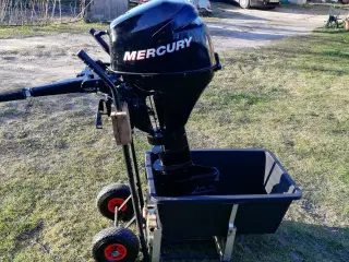 Mercury påhængsmotor, 9,9 hk, benzin