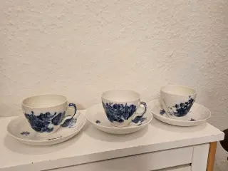 Royal Copenhagen Blå Blomst kaffekopper 