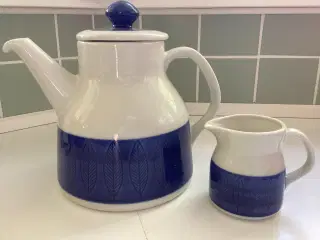 Koka , Rørstrand. Kaffekande/flødekande