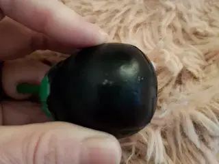 Vintage "Bille i Aubergine" træfigur