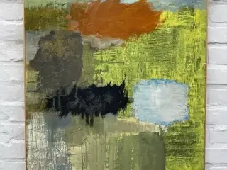 Ole Johan Grünbaum abstrakt maleri Bornholm