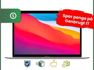 13" Apple MacBook Air (Space Gray) - Intel i5 8210Y 1,6GHz 512GB SSD 16GB (Late-2018) - Grade B - bærbar computer