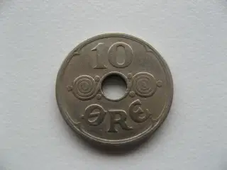 Flot kobbernikkel 10 øre 1933, den gode