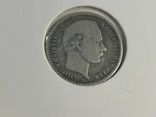25 Øre 1891 Danmark