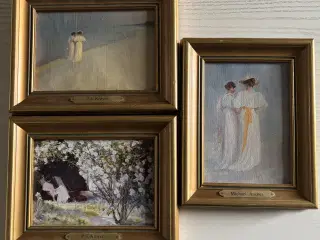Malerier/Lærredstryk miniature P.S. Krøyer