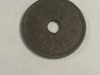 2 Øre 1929 Danmark