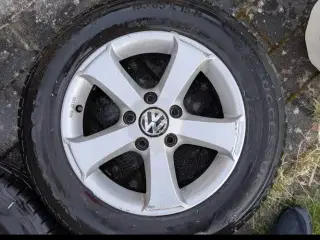Sommerdæk på alufælge 