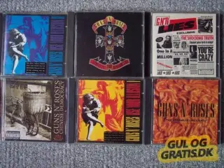 .GUNS  ’n  ROSES  CDer sælges stykvis 