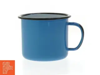 Blåt emaljekrus (str. Ø 9,5 cm)