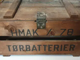 Træ Batteri kasse