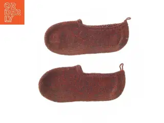 Strikkede hjemmesko (str. 22 cm)