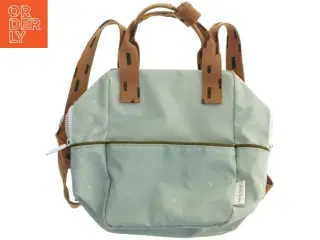 Grøn rygsæk med brune stropper fra Sticky Lemon (str. 32x25 cm)