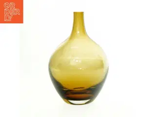Gul glasvase (str. 20 x 13 cm)
