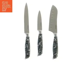 Sæt med tre køkkenknive fra noble (str. 25,5 cm)