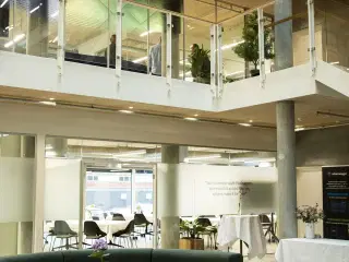 Skrivebordspladser i Tech Town Odense