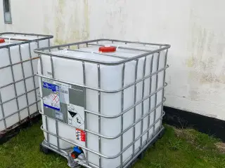 Palletank 1000 L ren , kun brugt til sæbe 