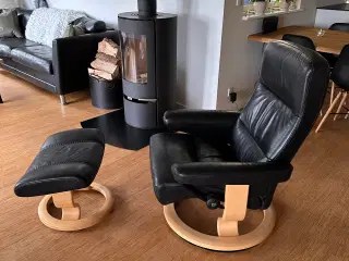 Stressless Consul M lænestol med skammel