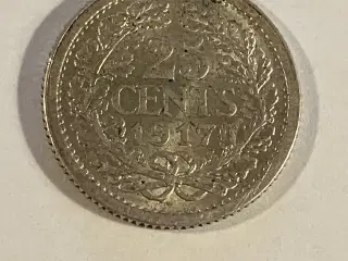 25 Cents 1917 Netherlands