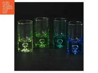 Farvede shots glas (str. 7 x 4 cm)