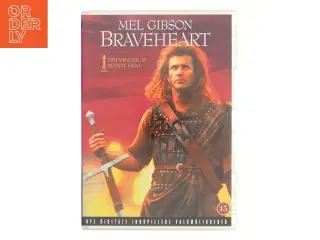 Braveheart med Mel Gibson (DVD)