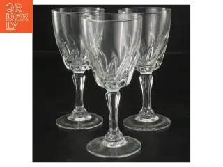 Vinglas sæt, 3 stk (str. 3 stk Ø 6,5 cm længde 14 cm)